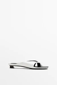 Leather high-heel sandals - STUDIO