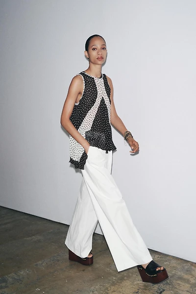 POLKA DOT TOP ZW COLLECTION