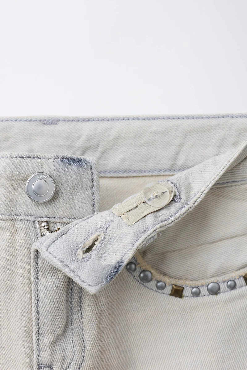 JEANS BOOTCUT À CLOUS
