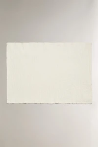PLEATED TEXTURED BATH MAT