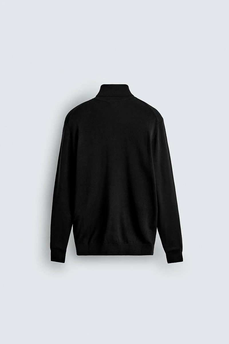 BASIC HIGH NECK SWEATER