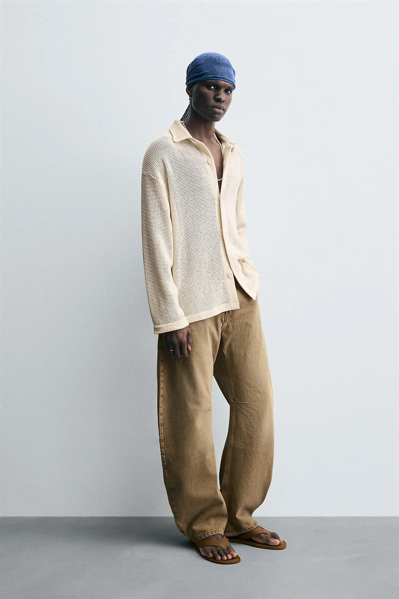 OPEN WEAVE SHIRT