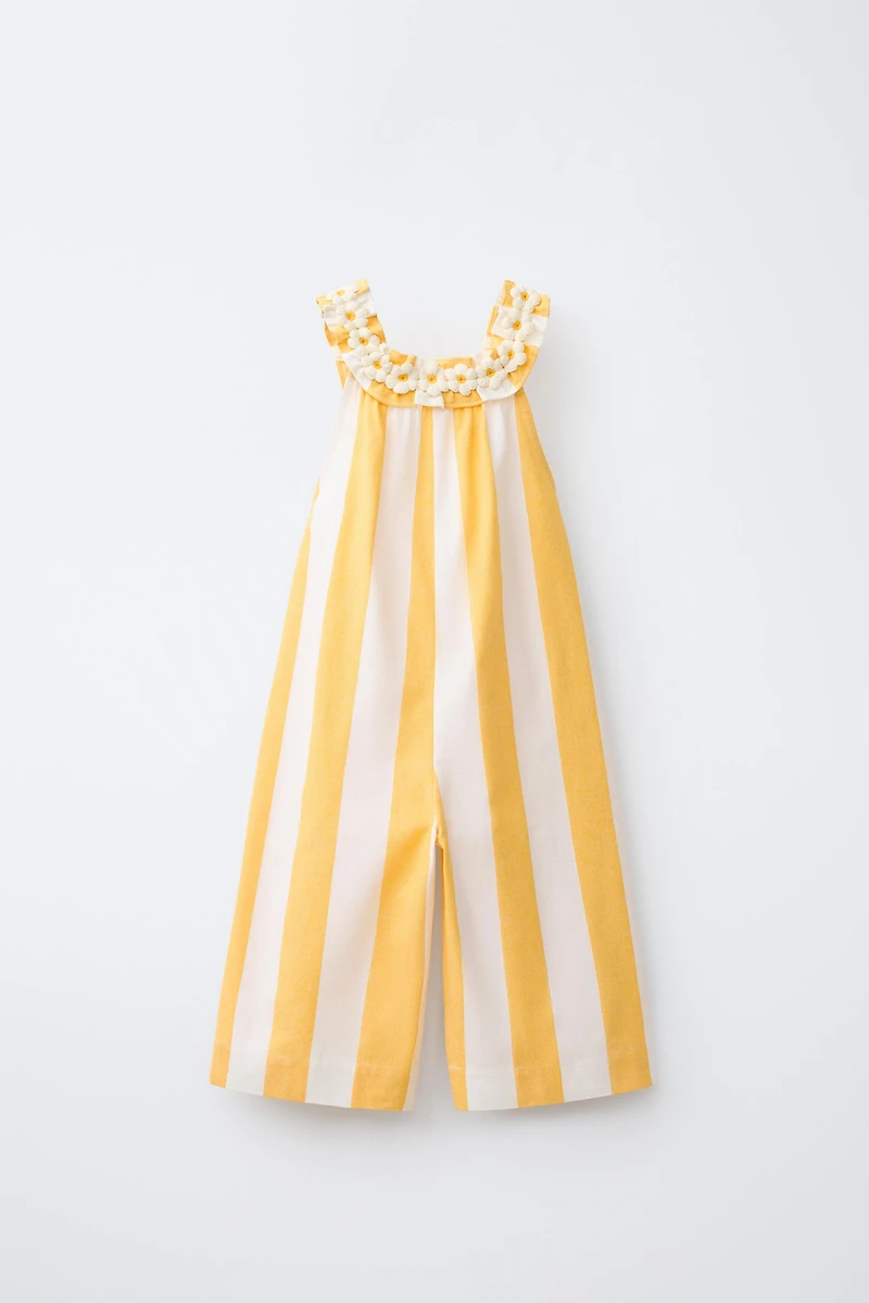 DAISY STRIPED JUMPSUIT