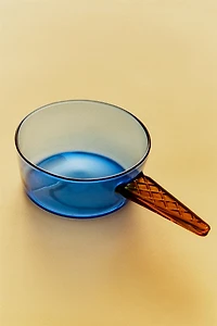 BOROSILICATE GLASS ICE CREAM BOWL WITH HANDLE