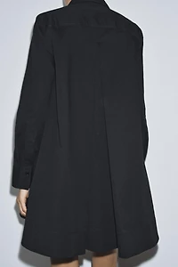POPLIN SHIRT DRESS ZW COLLECTION