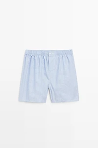 100% cotton striped boxers