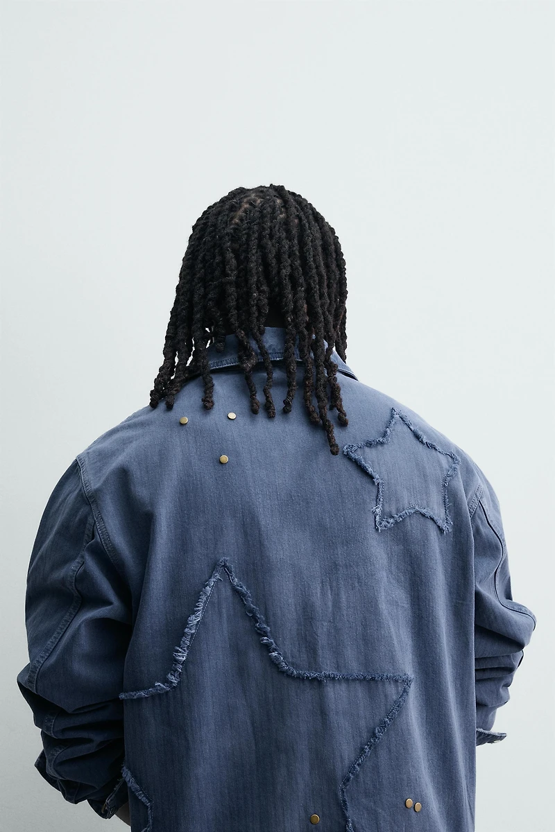 STAR PATCH OVERSHIRT