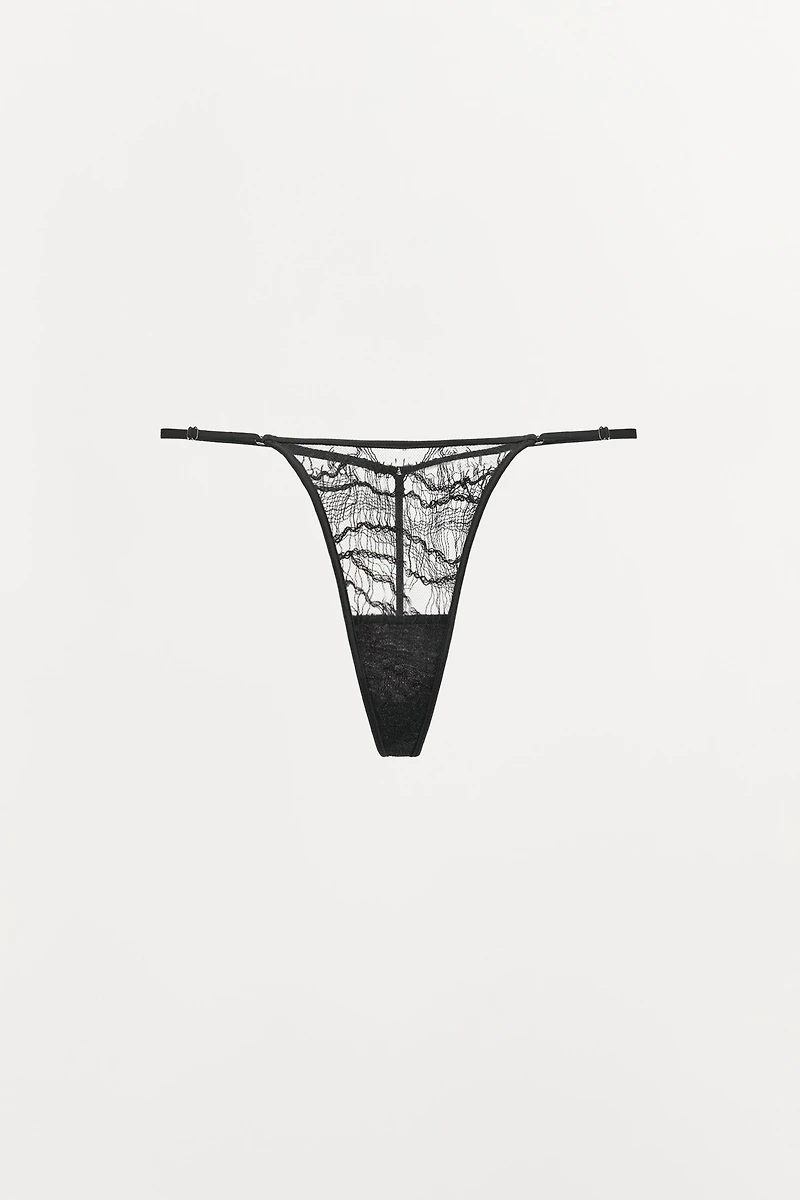 TANGA DENTELLE ÉDITION LIMITÉE
