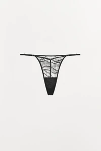 TANGA DENTELLE ÉDITION LIMITÉE