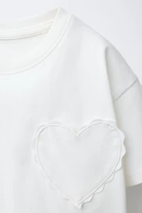 T-SHIRT CŒUR ONDULINE