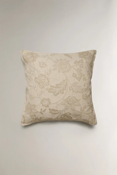 JACQUARD THROW PILLOW COVER