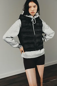GILET SANS MANCHES MATELASSÉ COMBINÉ