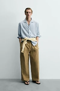 FLOWY TEXTURED SHIRT