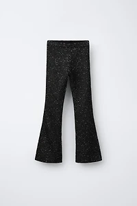 SEQUIN FLARE PANTS