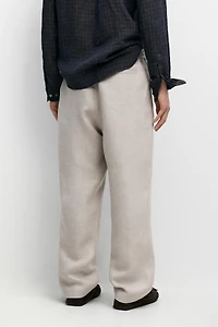 100% linen textured co-ord pants