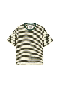 CROPPED STRIPED T-SHIRT