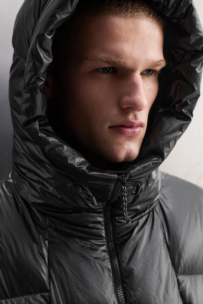 100% FEATHER PUFFER JACKET