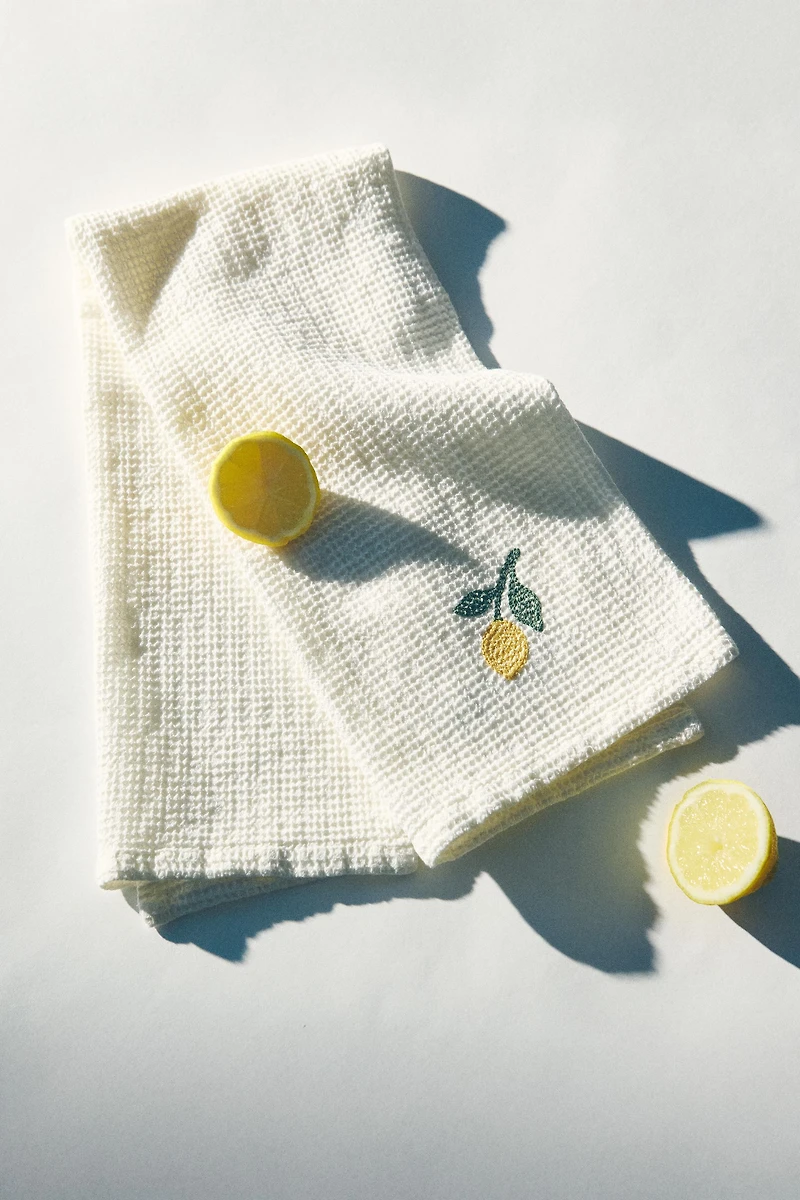 WAFFLE-KNIT KITCHEN TOWEL PACK (PACK OF 2)