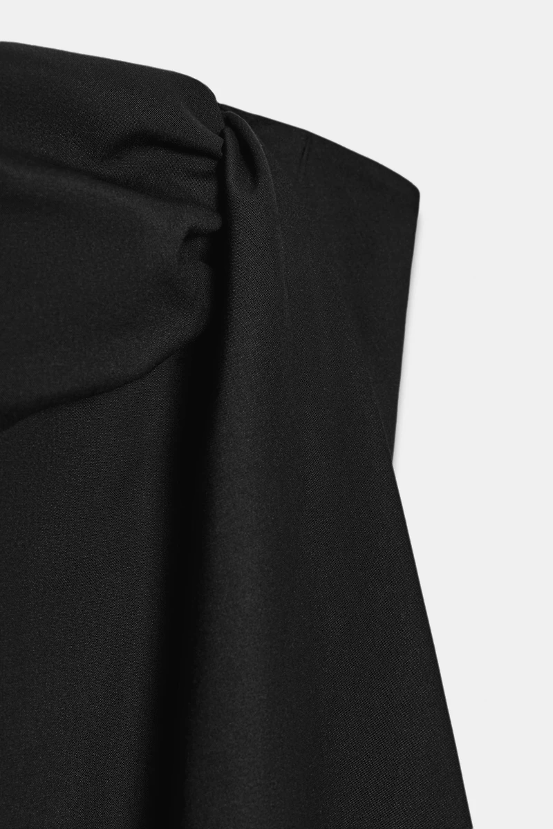 STRAPLESS MINI DRESS