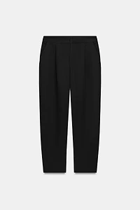 PLEATED TAPERED PANTS