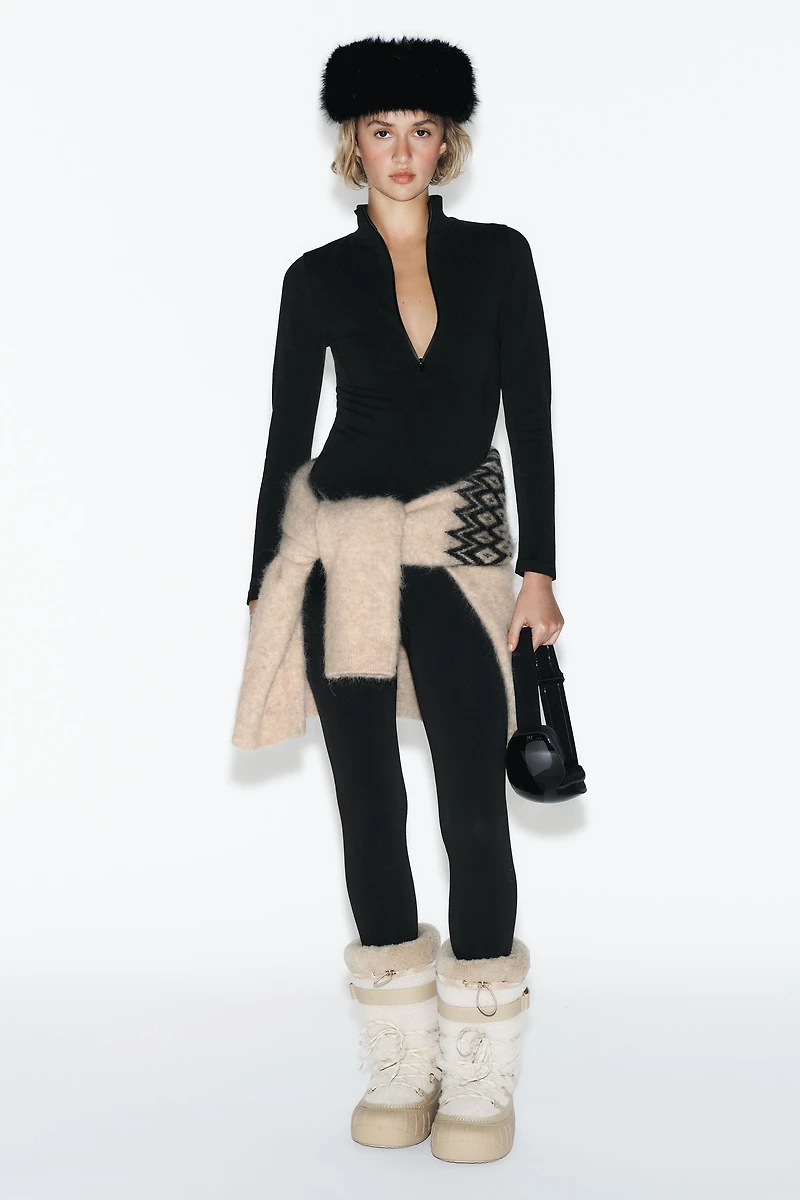 MERINO WOOL LEGGINGS SKI COLLECTION