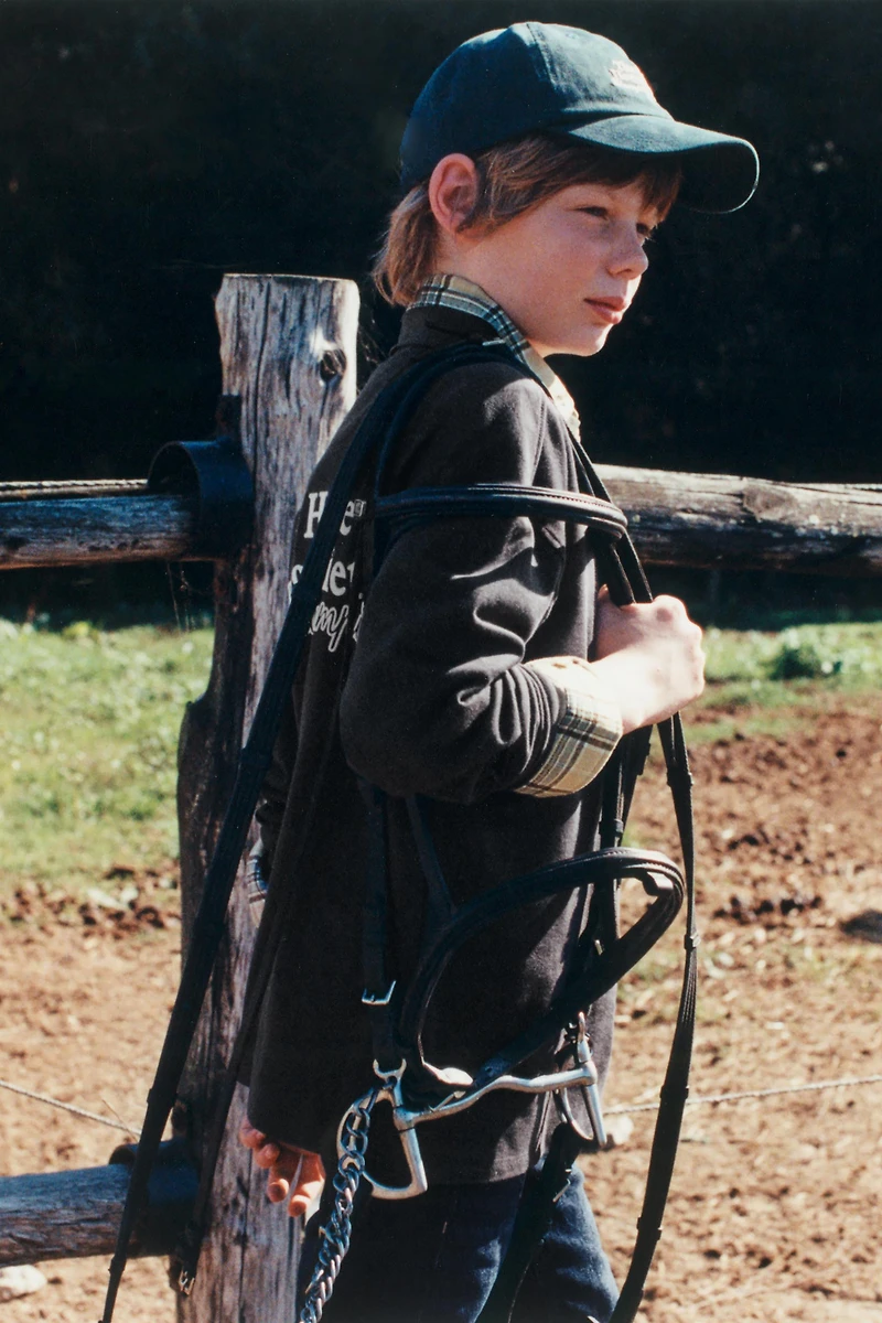 VELVET TEXT POLO SHIRT