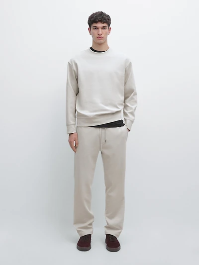 Cotton blend sweatshirt