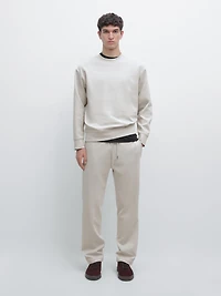 Cotton blend sweatshirt