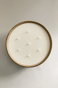 G) INCENSE LEATHER SCENTED CANDLE