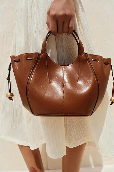 BEADED STRAP HANDBAG