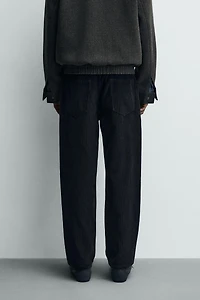 STRAIGHT FIT CORDUROY PANTS