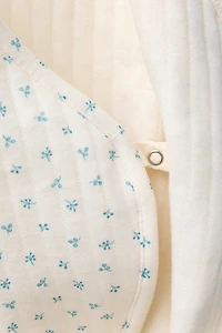 COMBINAISON MATELASSÉE À FLEURS