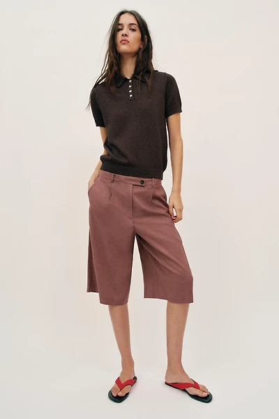 SHORT SLEEVE KNIT POLO