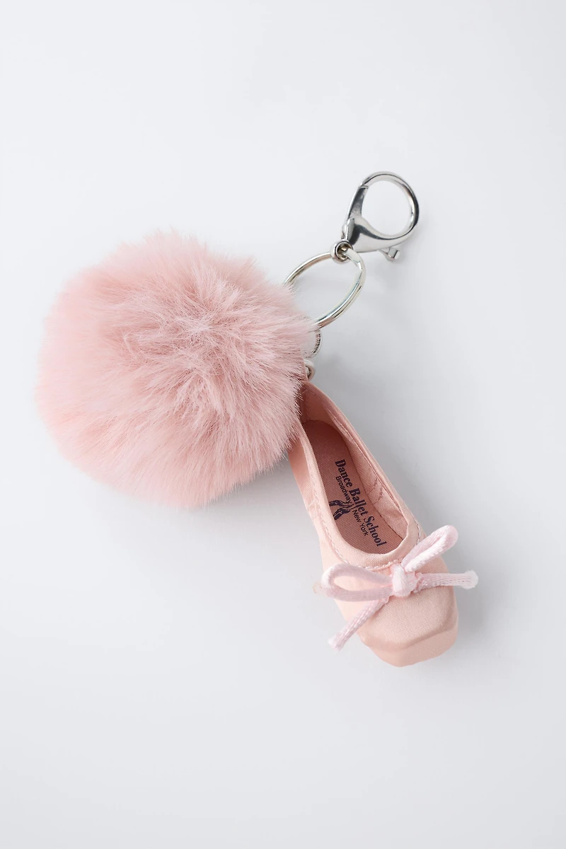 BALLET SHOE KEYCHAIN