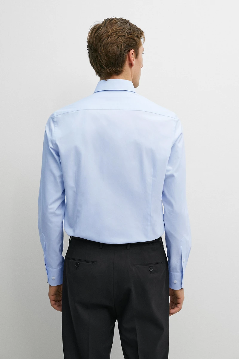 Slim fit 100% cotton shirt