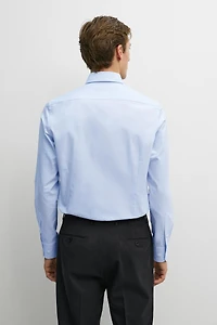 Slim fit 100% cotton shirt