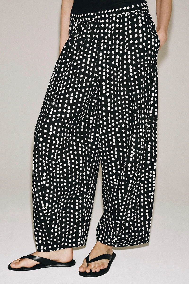 ZW COLLECTION POLKA DOT PAJAMA PANTS