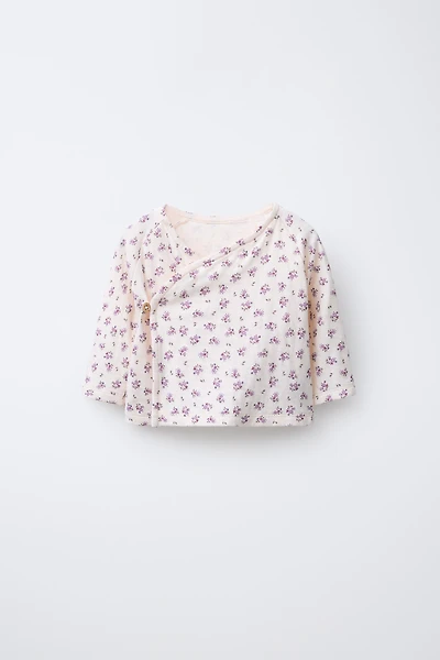 FLORAL KIMONO T-SHIRT