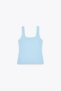 PLAIN KNIT CORSET TOP