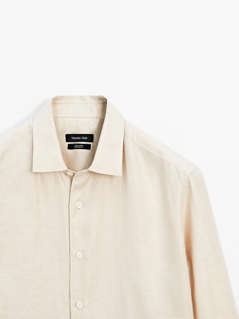 Lightweight regular fit twill shirt