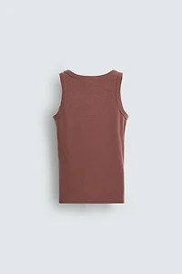 WASHED TANK T-SHIRT
