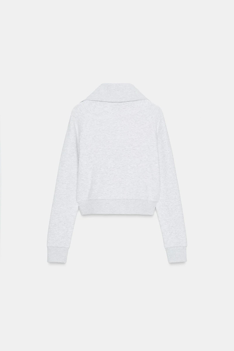 VESTE MOLLETON ZIPPÉE