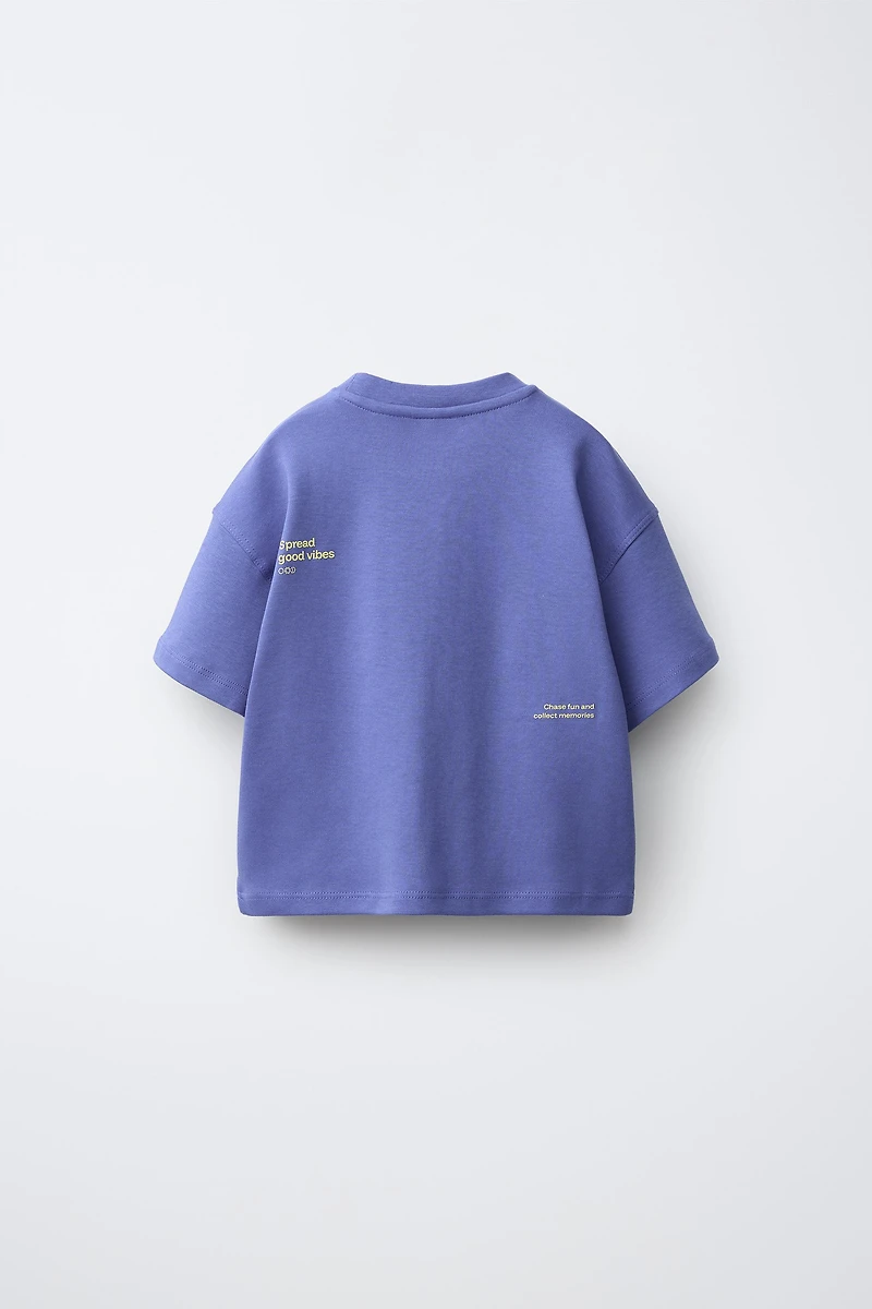 INTERLOCK TEXT T-SHIRT
