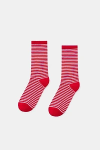 CHAUSSETTES JACQUARD À RAYURES