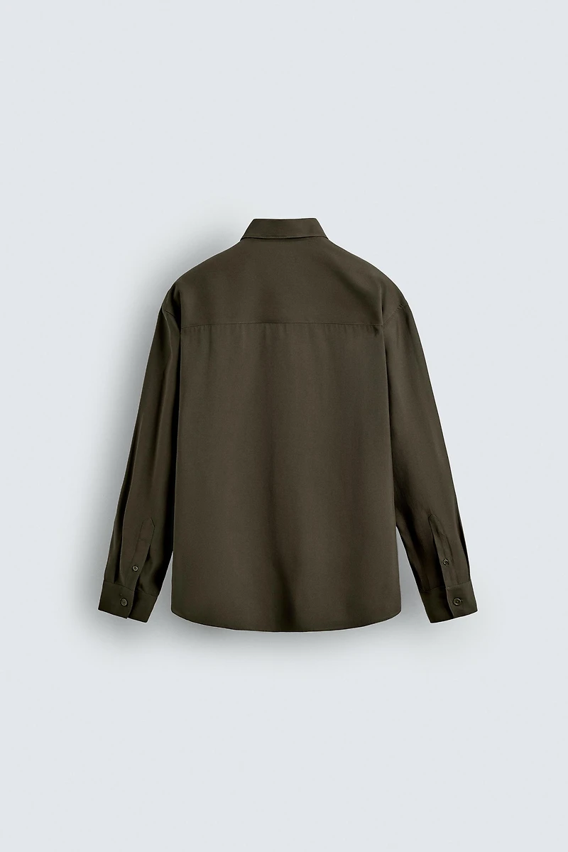 CHEMISE FLUIDE COUPE DÉCONTRACTÉE