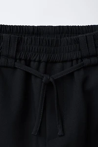 BASIC SUIT PANTS WITH BELT