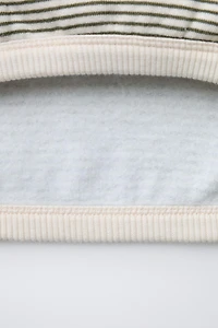 FINE STRIPE SWEATSHIRT