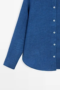 Flowing 100% linen shirt