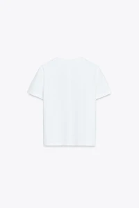 T-SHIRT EN COTON MERCERISÉ