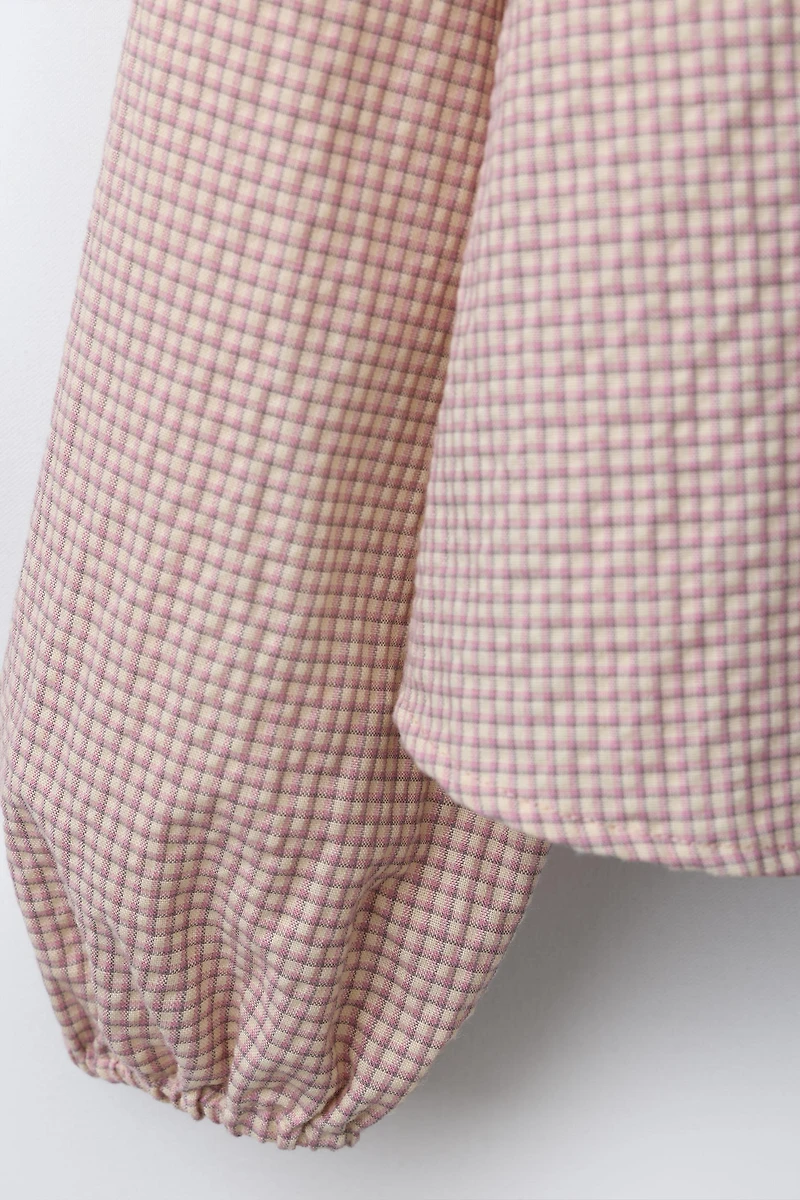 CHEMISE À COL CLAUDINE BRODÉE